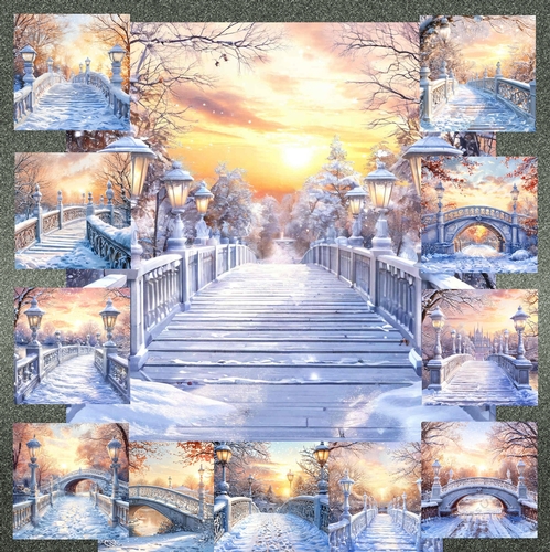 Winter Snow Bridge 