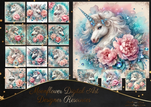 Floral Unicorn 