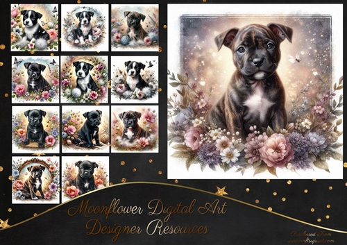 Spring Floral Pups 7
