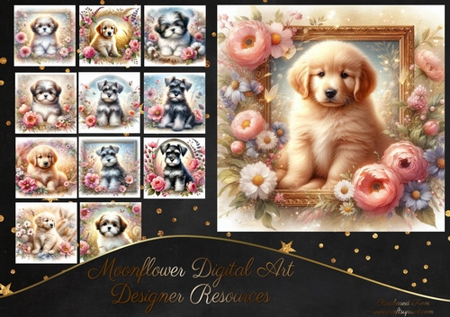 Spring Floral Pups 8
