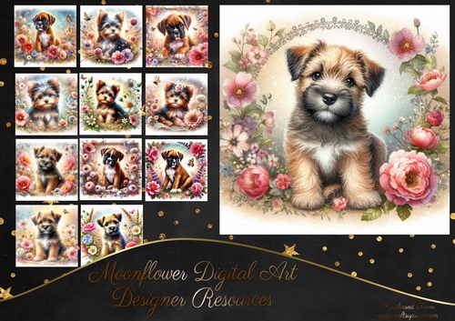 Spring Floral Pups 9