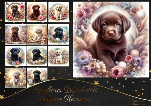 Spring Floral Pups 12