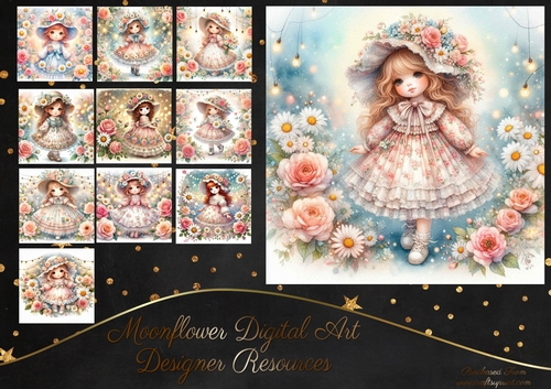 Little Floral Girl 