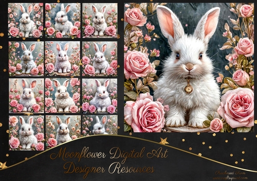 Pink Rose Bunnie 
