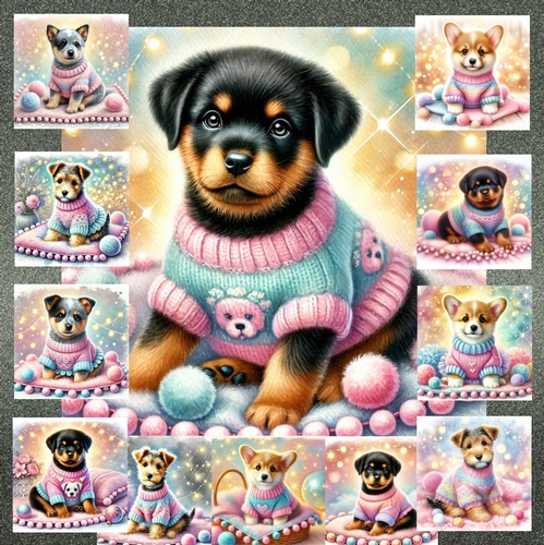 Sweet Pom Pom Pups 3
