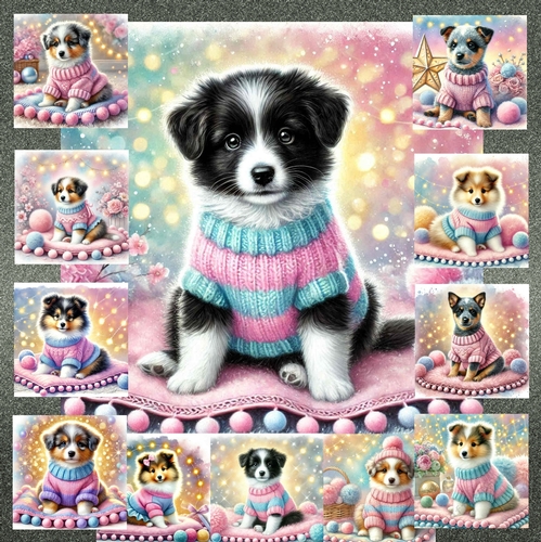 Sweet Pom Pom Pups 4