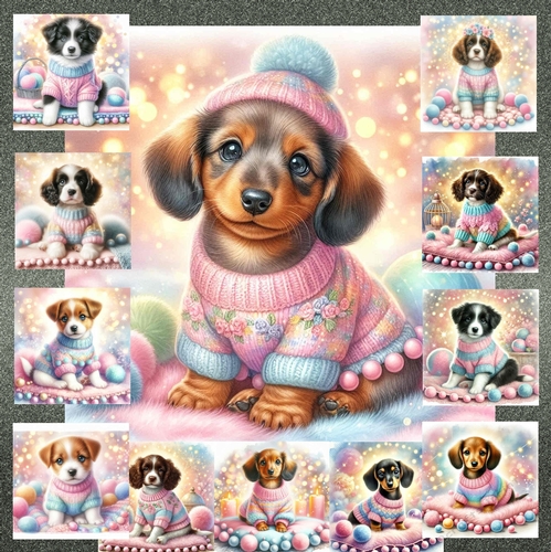 Sweet Pom Pom Pups 5