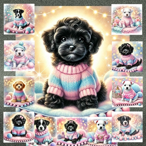 Sweet Pom Pom Pups 7