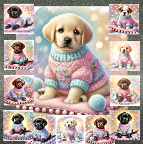 Sweet Pom Pom Pups 14