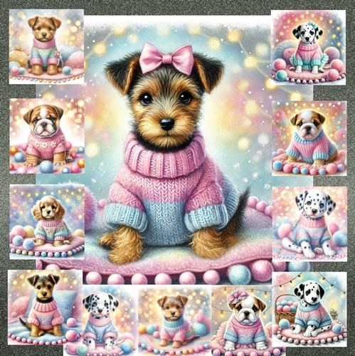 Sweet Pom Pom Pups 15