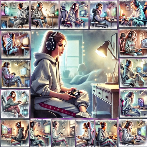 Teen Girl Gamer