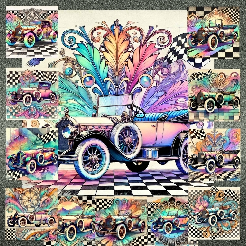 Art Nouveau Car