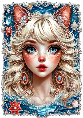 Beautiful Ocean Wave Girl 3
