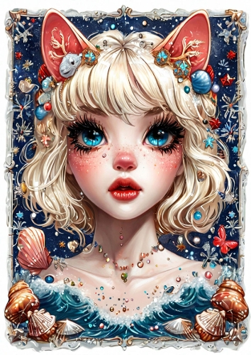Beautiful Ocean Wave Girl 4