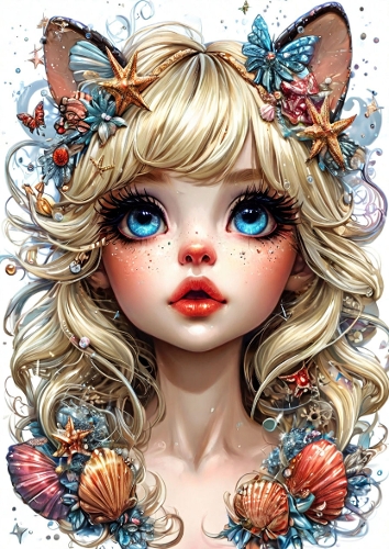 Beautiful Ocean Wave Girl 5