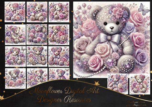 Floral Pearl Teddy 2