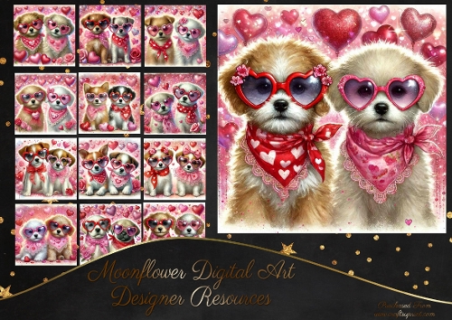 Valentine Love Pups 