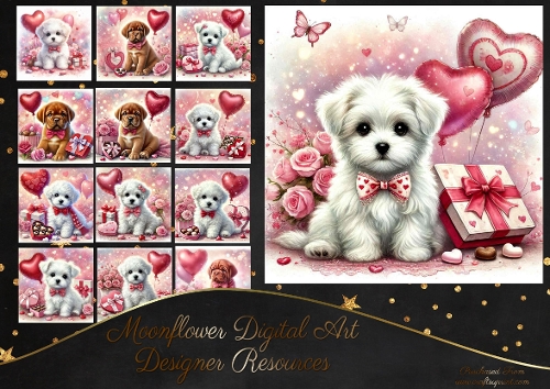 Valentine Love Pups 1