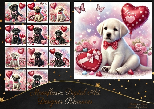Valentine Love Pups 12