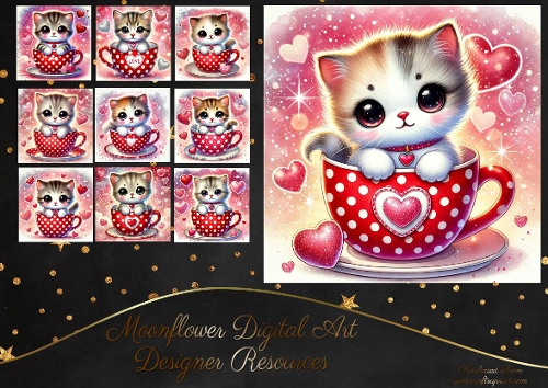 Love Cup Kitten