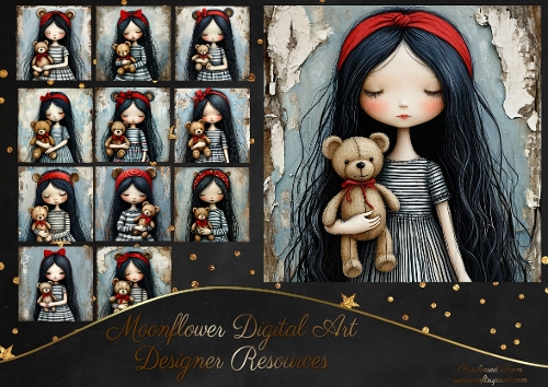 Just A Girl And Her Bear