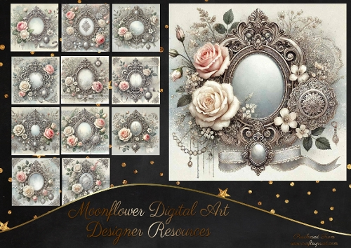 Floral Silver 1