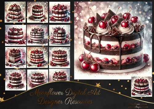  Black Forest gateau