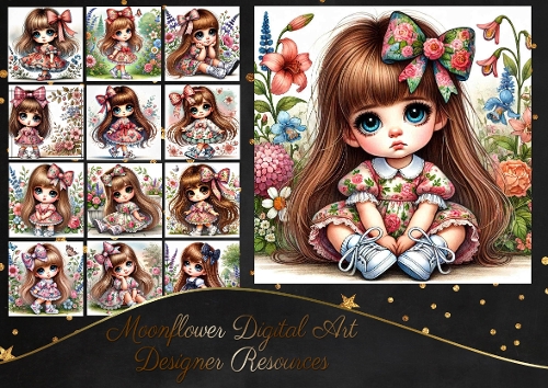 Little Floral Girl