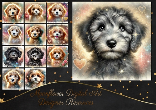 Sparkle Heart Pups 6