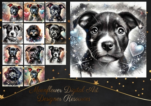 Sparkle Heart Pups 7