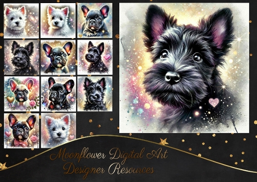 Sparkle Heart Pups 11