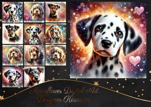 Sparkle Heart Pups 14