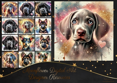 Sparkle Heart Pups 16