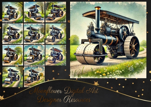 Vintage Steam Roller 2