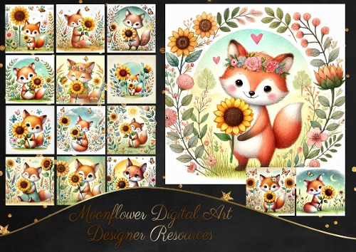 Sunflower Fox