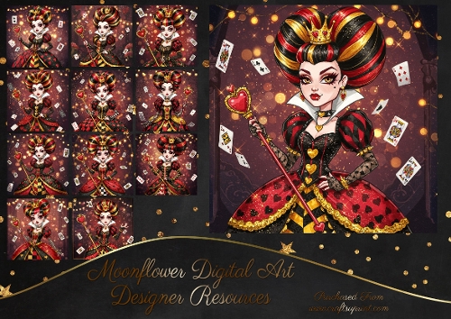 Goth Queen Of Hearts