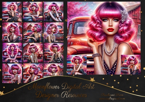 Pink Hair Beauty