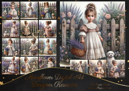 Flower Garden Girl