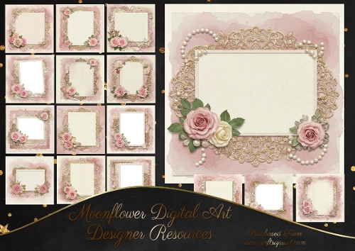 Pearl Lace  Roses 2