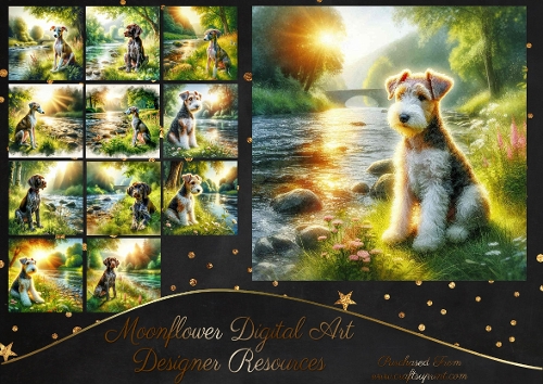 Sunny River Bank Pups  2