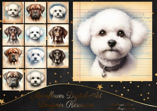 Paper Dreams Dog Portraits 1