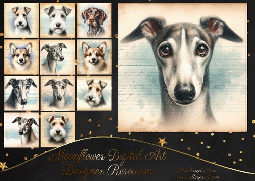 Paper Dreams Dog Portraits 2