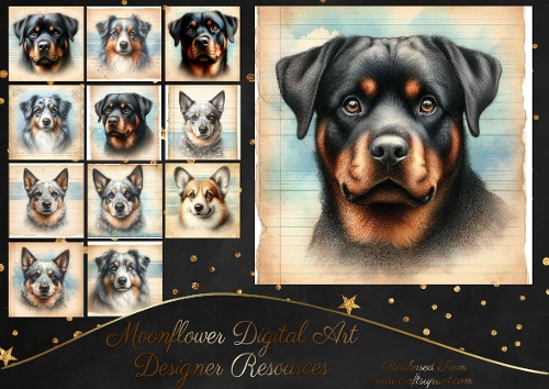 Paper Dreams Dog Portraits 3