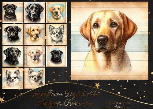 Paper Dreams Dog Portraits 12