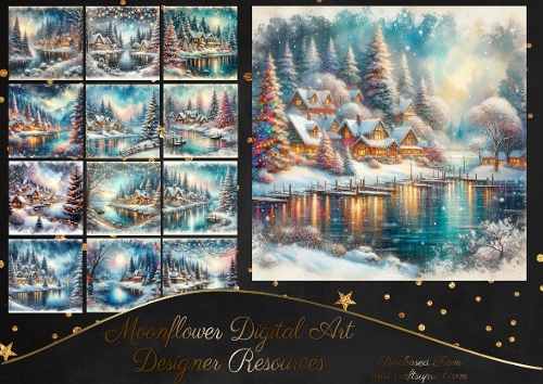 Vintage Christmas Scenes 2