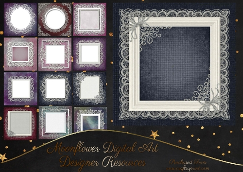 Pretty Frame Set Pretty frames 4 CUSTOMER REQUEST - CUP1390843_77133 | Craftsuprint