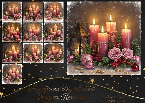 Beautiful Christmas Candles 