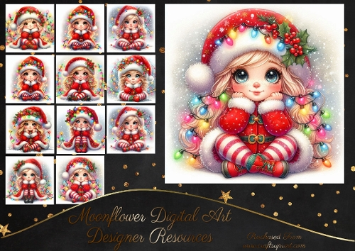 Cute Christmas Girl 