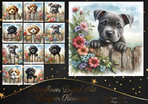 Garden Fence Pups 7