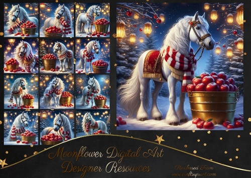 Winter Apple Horse 1